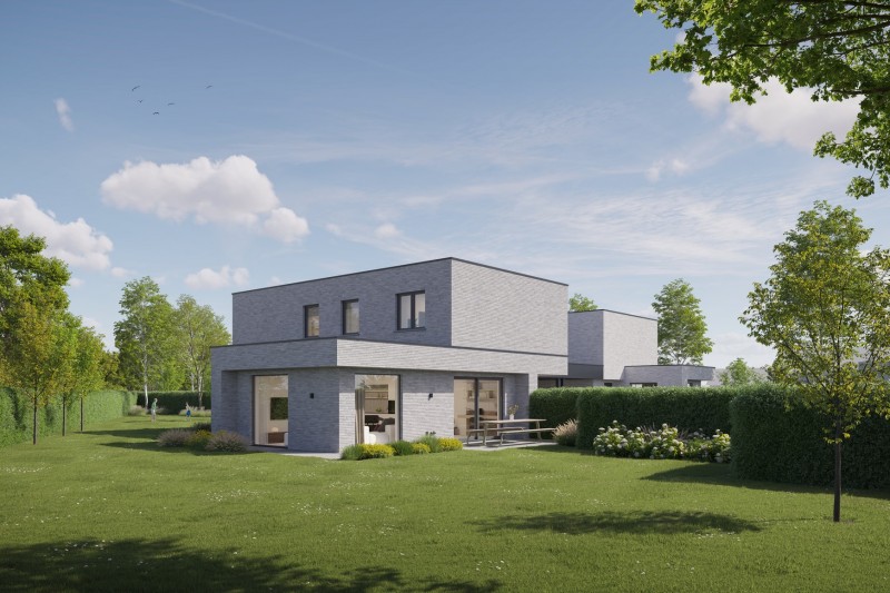 Prachtige moderne villa in een groene omgeving nabij Gent
